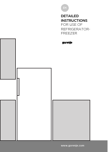 Manual Gorenje RBO6153 Refrigerator