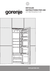 Manual Gorenje RI5182A1UK Refrigerator