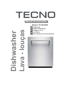 Manual Tecno TD14EXDB2 Máquina de lavar louça