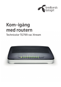 Bruksanvisning Technicolor TG799 vac Xtream (Bredbandsbolaget) Router