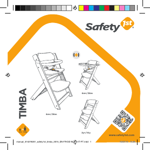 Mode d’emploi Safety1st Timba Chaise haute bébé