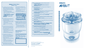 Manual de uso Philips SCF276 Avent Esterilizador