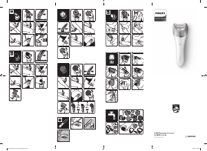Instrukcja Philips BRE605 Depilator