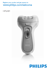 Handleiding Philips HP6481 Epilator