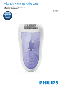 Handleiding Philips HP6523 Epilator