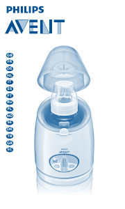 Manual Philips SCF260 Avent Aquecedor de biberões