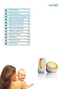 Manual Philips SCD487 Monitor de bebê