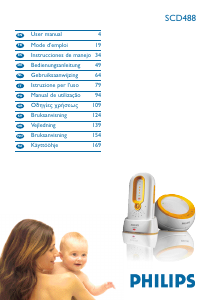 Manual Philips SCD488 Baby Monitor