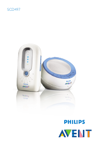 Bedienungsanleitung Philips SCD497 Avent Babyphone