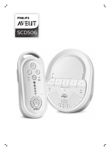 كتيب جهاز مراقبة الأطفال SCD506 Avent Philips