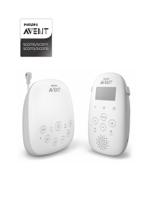 Manual Philips SCD711 Avent Baby Monitor
