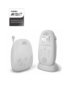 Manual Philips SCD723 Avent Baby Monitor