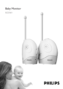 Manual Philips SCX361 Baby Monitor