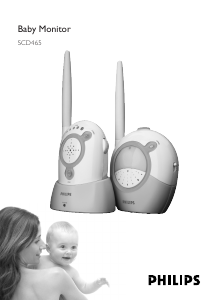 Manual Philips SCX465 Baby Monitor