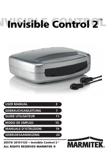 Manual de uso Marmitek Invisible Control 2 Extensor IR