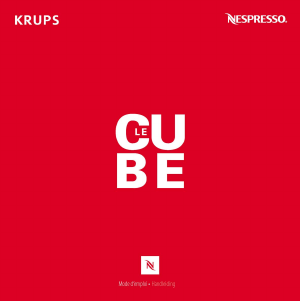 Manual Krups XN5005 Cube Espresso Machine