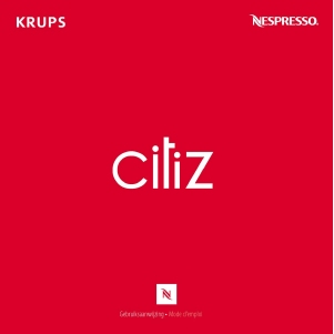 Handleiding Krups XN7001 Espresso-apparaat