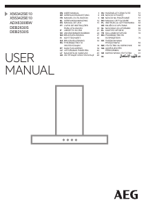 Manual AEG DEB2530S Hotă