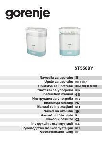 Priručnik Gorenje ST550BY Sterilizator