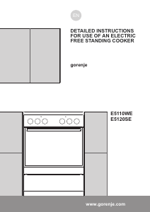 Manual Gorenje E5120SE Range