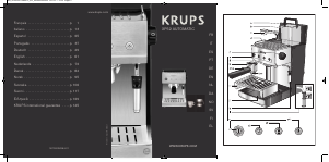 Manual Krups XP5210 Máquina de café expresso