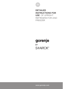 Bruksanvisning Gorenje NRK612ST-L Kyl-frys