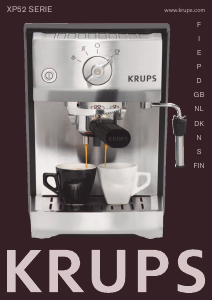 Handleiding Krups XP5240 Espresso-apparaat