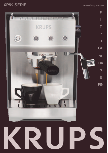 Handleiding Krups XP5280 Espresso-apparaat