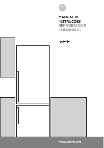 Manual Gorenje NRK6192UX-L Frigorífico combinado