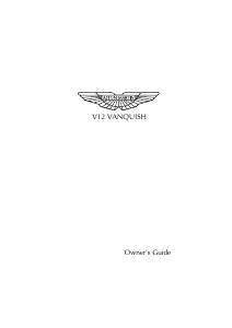 Handleiding Aston Martin V12 Vanquish (2003)