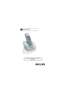 Handleiding Philips CD1353S Draadloze telefoon