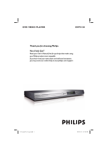 Manual Philips DVP3120 DVD Player