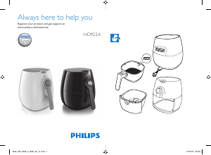 Manual de uso Philips HD9229 Freidora