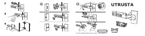 Hướng dẫn sử dụng IKEA UTRUSTA (602.046.45) Bản lề