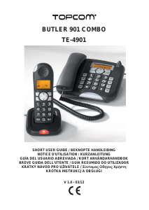 Εγχειρίδιο Topcom Butler 901 Combo Ασύρματο τηλέφωνο