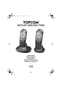 Mode d’emploi Topcom Butler 3500 Téléphone sans fil