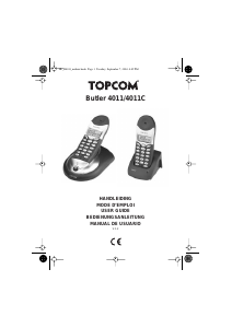 Manual de uso Topcom Butler 4011C Teléfono inalámbrico