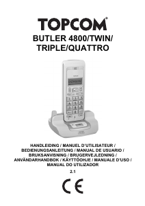 Bruksanvisning Topcom Butler 4800 Trådløs telefon