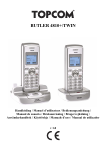 Brugsanvisning Topcom Butler 4810+ Trådløs telefon