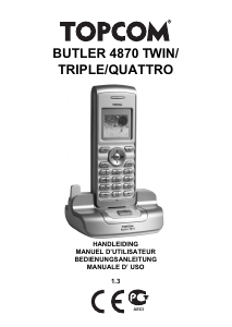 Bedienungsanleitung Topcom Butler 4870 Schnurlose telefon