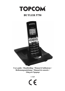 Bedienungsanleitung Topcom Butler 5750 Schnurlose telefon