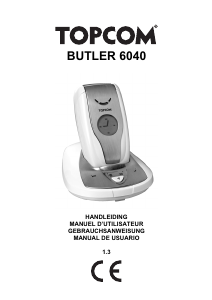 Manual de uso Topcom Butler 6040 Teléfono inalámbrico