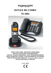 Manuál Topcom TE-4901 Bezdrátový telefon