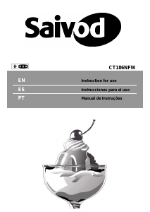 Manual Saivod CT186NFW Frigorífico combinado