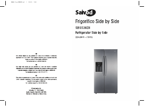 Manual de uso Saivod SBS536DI Frigorífico combinado