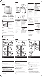 Manuale Philips HD2581 Tostapane