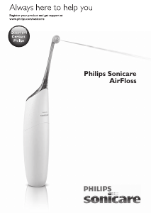 Manual Philips HX8233 Sonicare Interdentária