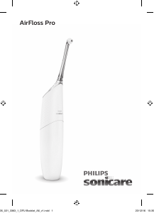 Manual de uso Philips HX8381 Sonicare Irrigador bucal