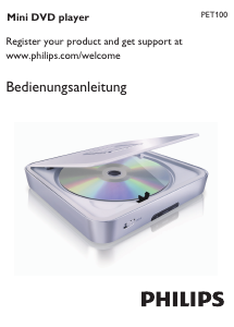 Bedienungsanleitung Philips PET100 DVD-player