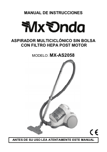 Manual de uso MX Onda MX-AS2058 Aspirador